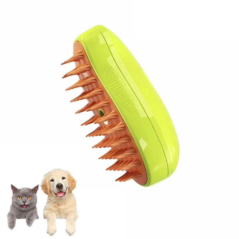 3-in-1 Pet Steamy Brush