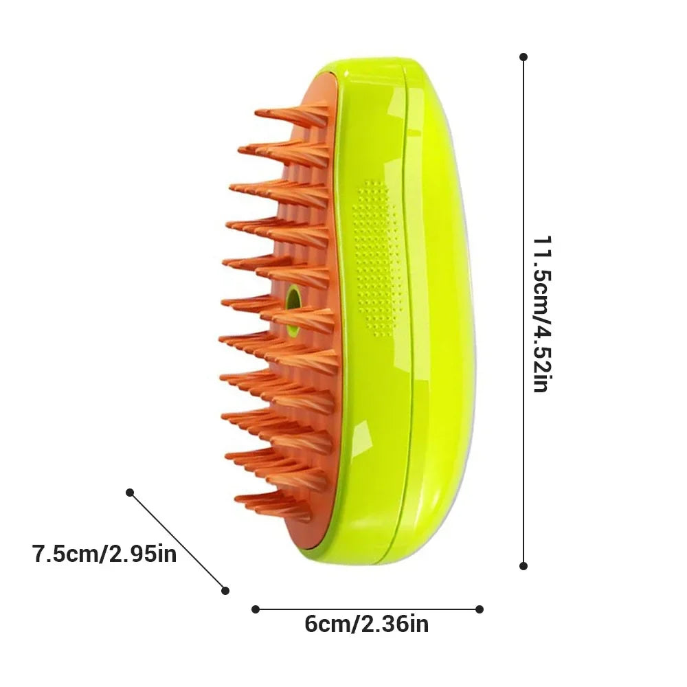 3-in-1 Pet Steamy Brush