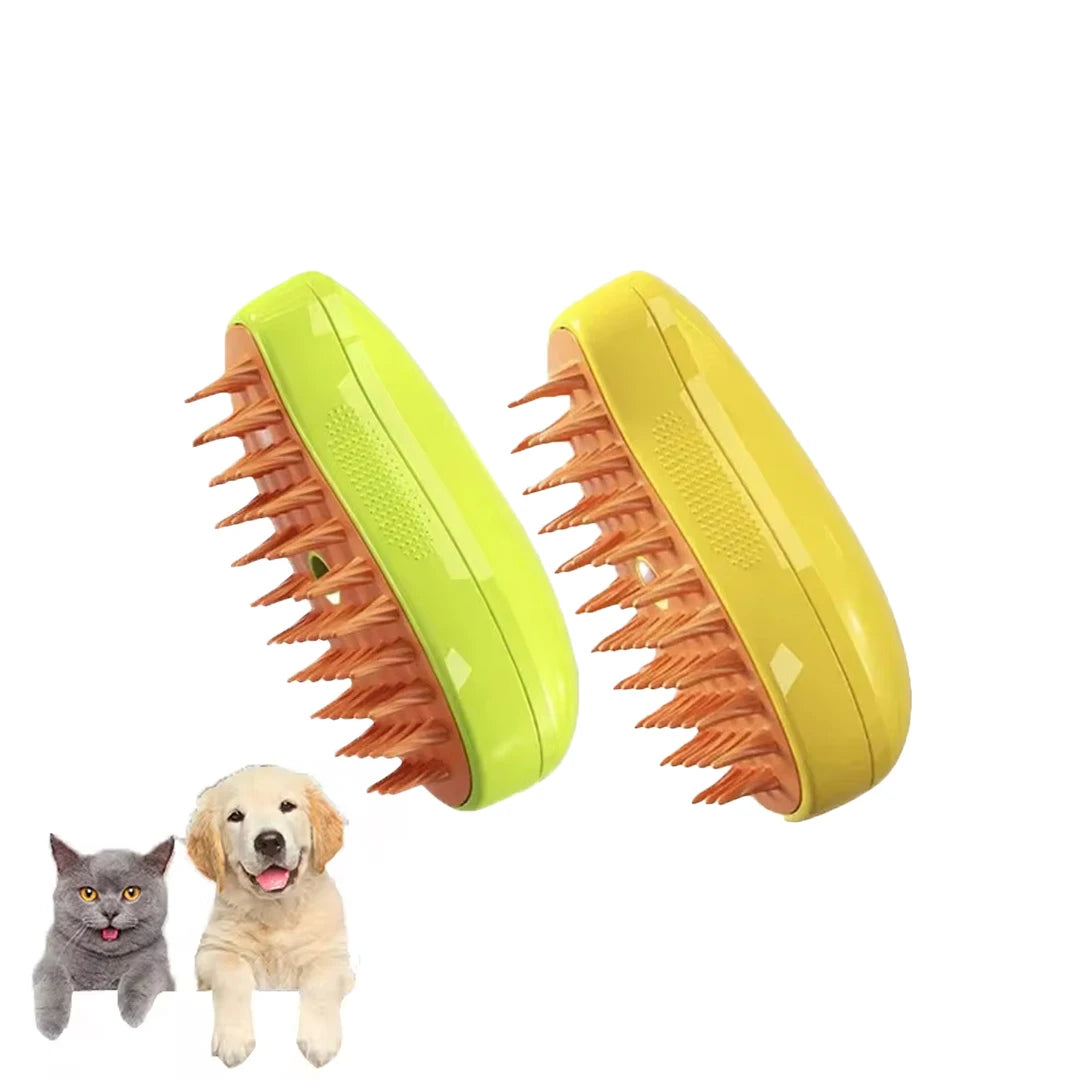 3-in-1 Pet Steamy Brush