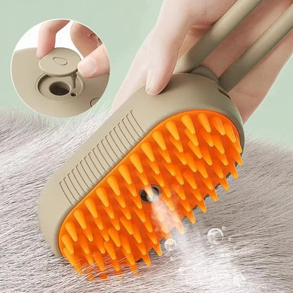 Steam Spray Pet Brush