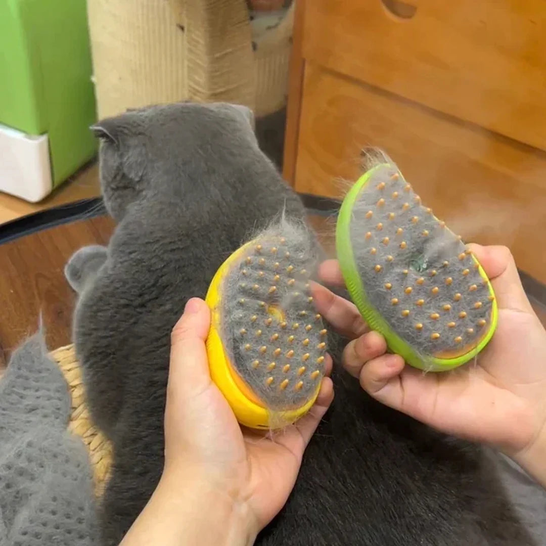 3-in-1 Pet Steamy Brush