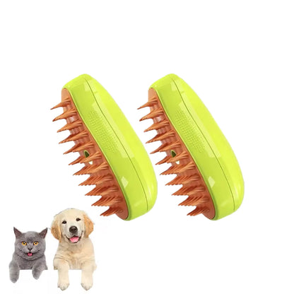 3-in-1 Pet Steamy Brush