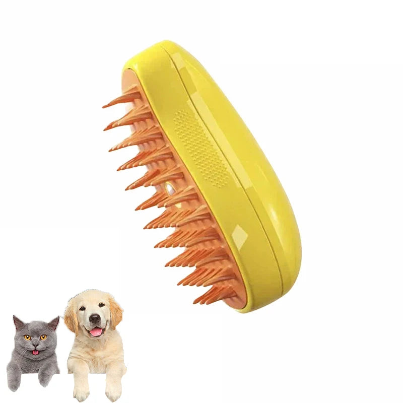 3-in-1 Pet Steamy Brush